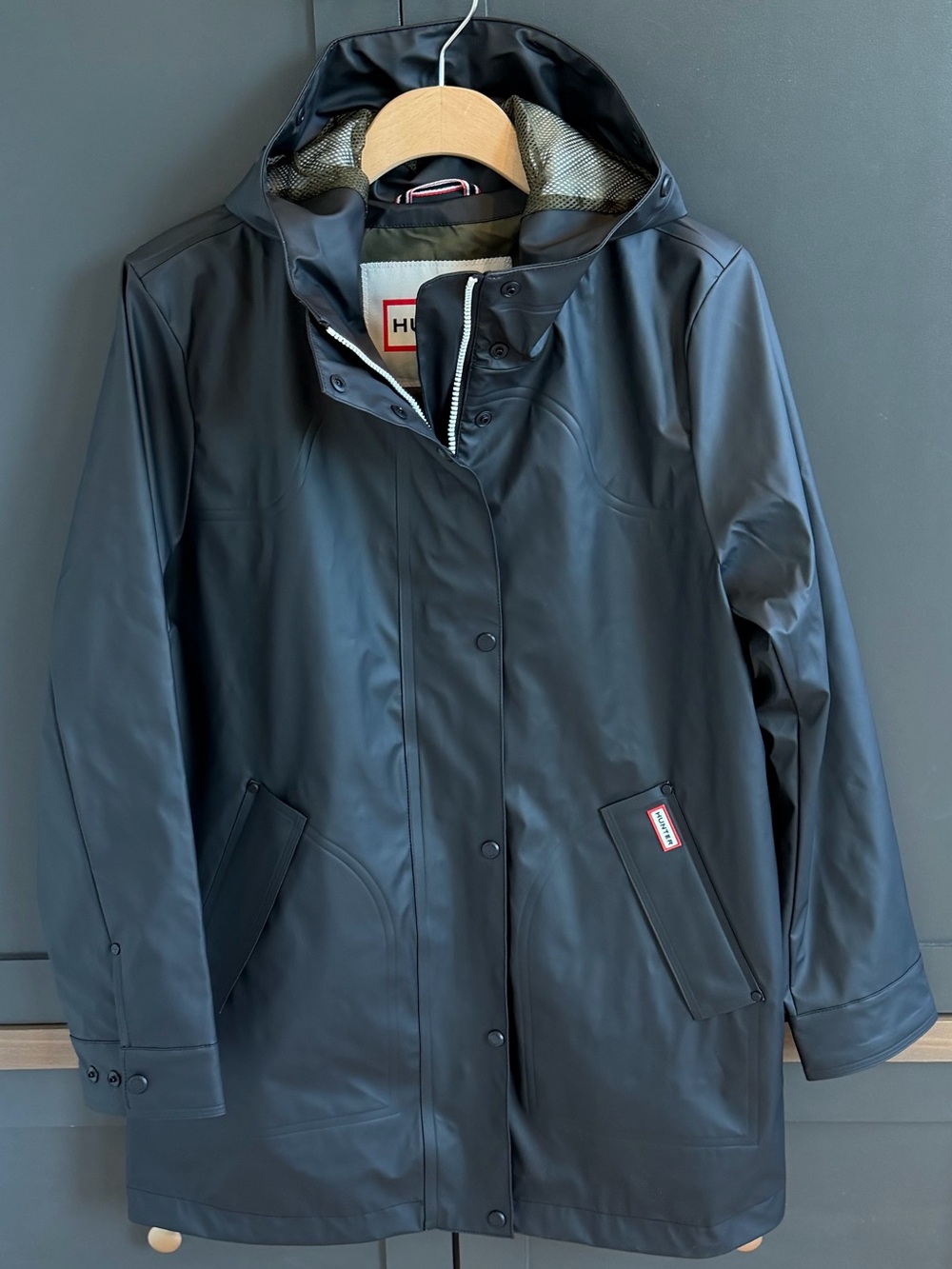 Hunter Acacia Rubberized Rain Jacket L
